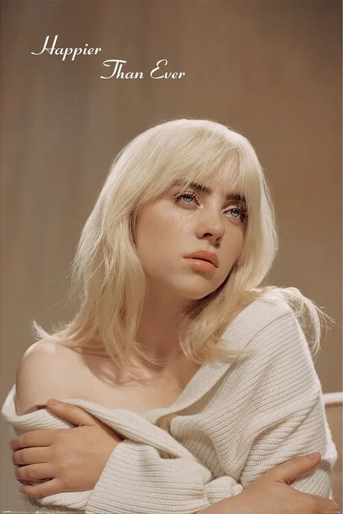 Plakát Billie Eilish - Happier Than Ever