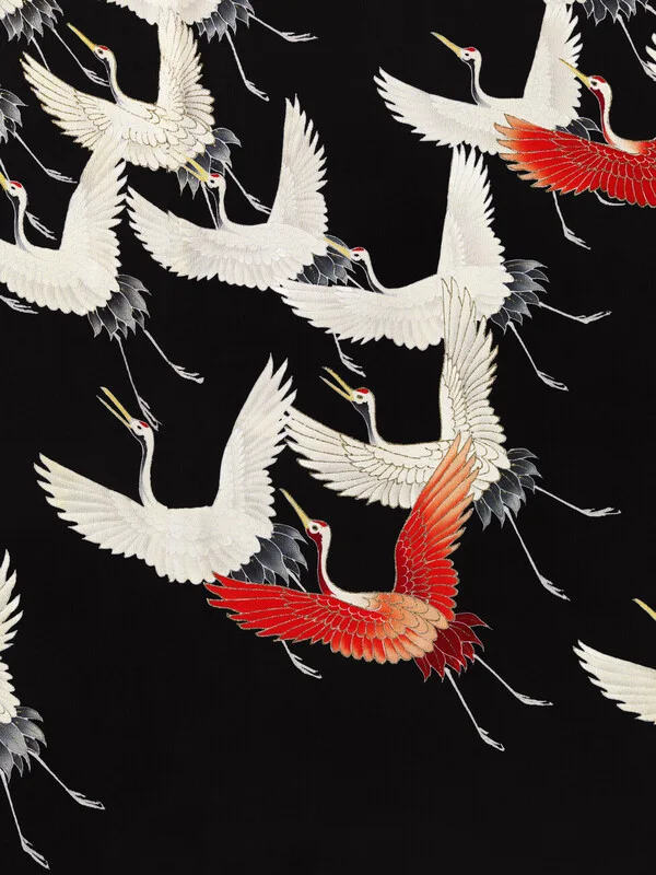 Plakát Furisode with a Myriad of Flying Cranes